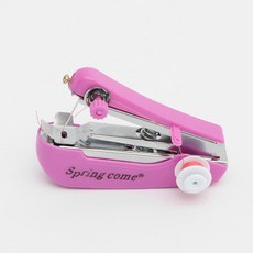 일랴 휴대용 핸드미싱 핑크 재봉틀배우기 손재봉틀 핸드미싱기휴대용