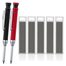 단단한 목수 기계식 펜슬 샤프너 목공 도구 3 색 리필 건설 문구 용품 2 8mm, 7pcs set x G, 1개
