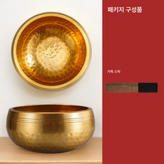 놋그릇 방짜유기 유기 그릇 반상기 절구 대접 빻기, 1개, 볼 지름 13cm, 볼가죽막대