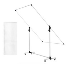 대형 확산판 스튜디오 방송국 촬영 스탠드 반사판, 1.5x2m(단일 소프트), 1개