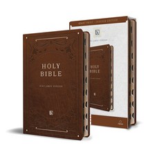 (영문도서) KJV Holy Bible Giant Print Large Format Brown Premium Imitation Leather with R Ibbon Marker... Paperback, Origin, English, 9798890980533