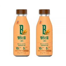 CJ제일제당CJ 밸런스밀 귀리 쉐이크 단백질 아침 식사대용 한끼 50g 2개