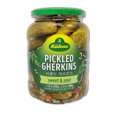 푸드올마켓_ 퀴네 피클드게르킨스 670g, 1개