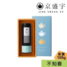 京盛宇 心願禮盒 不知春茶葉 100g罐裝 台灣茶葉 附提袋 質感伴手禮, 1個