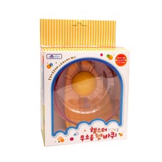 햄스터 무소음 쳇바퀴 대형 13.5cm 골든햄스터집