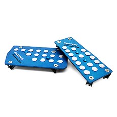 레이스텍 프리미엄 알루미늄 페달 / 논슬립 패달, 오토용 청색