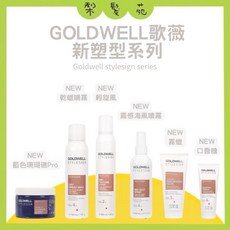 GOLDWELL 歌薇 新塑型系列 乾濕噴霧 輕旋風 霧感海風噴霧 石頭人 魔塑腊, 1個, NEW 霧蠟 100ml