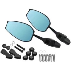 AOS4祖國版后視鏡Plus加大鏡凸面超大廣角小牛九號電動摩托車通用熱銷, 1個, S4 藍玻不帶LOGO 常規款