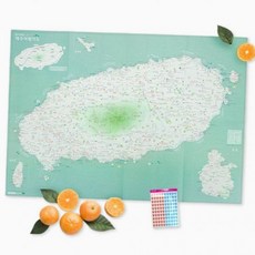 휴대용 제주도 지도 방수 국내 제주 관광 여행지도 (Araium), 휴대용 제주도 지도 방수 국내 제주 관광 여행지도 (A