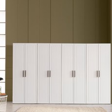 [전국무료배송] 사은품증정 12자 긴문장롱세트(4통) 넓이3240mm 양복장+이불장+긴옷장+선반장 안방가구 장농 수납가구, 상품04_슬림라인12자세트