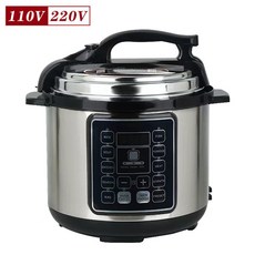 歐規美規110V電壓力鍋 家用大容量6L高壓鍋多功能可預約電飯煲, 歐規 220V:无规格