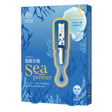 我的心機 超能安瓶8D玻尿酸極水潤澤面膜, 1組, 4入