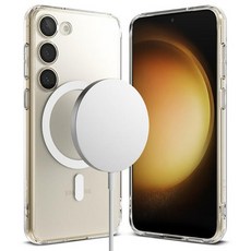 아트박스/링케 갤럭시S23 링케 퓨전 마그네틱 맥세이프 투명 케이스, 매트 클리어