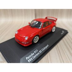 SOLIDO 1993 Porsche 911 Carrera RS Clubsport (993) 正紅色模型, 1個