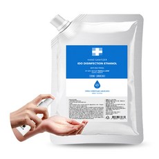 Dr.CPU 이도 손 소독제 스프레이 액상 리필 파우치 손소독제, 500ml, 5개