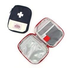키트 구급용품 미니 파우치 상비약 jja*98139lk, 네이비, 1개