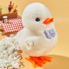 寶寶玩具 獎勵小禮物, 1個, 跳跳白鴨（帶胸花）