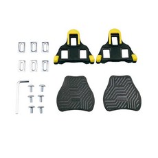 SPD 시스템과 호환되는 클릿이 있는 하우스온 자전거 페달 플레이트 어댑터, 1개