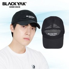블랙야크 메쉬 여름 캡모자 아웃도어 볼캡 등산모자, 블랙