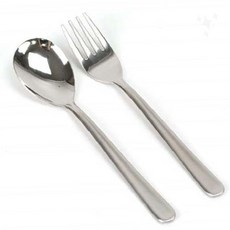 어린이수저 유아 스텐 숟가락 포크 식기 연습용 안전 식사 수저세트, 1개, 스푼