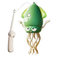 跳舞章魚 跳舞魷魚 - 趣味章魚玩具, 1個, 綠色, 綠色