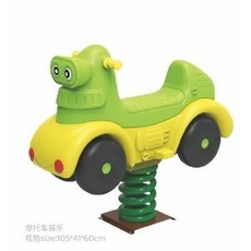 스프링 흔들말 캠핑장 놀이터 놀이기구 유치원 시소, 새로운 오토바이