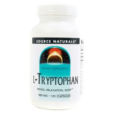 SOURCE NATURALS 左旋色胺酸膠囊 500mg, 120顆, 1罐