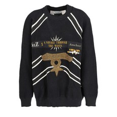 지안프랑코 페레 중고 골지 프린트 니트 스웨터