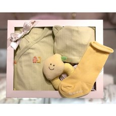 에뜨와 [에뜨와] (임신출산선물 )미뉴배내수트3PCSx딸랑이세트(그린) (07T117906S2) 3228008