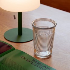 올드 아메리칸 스타일 빈티지 유리컵 레트로 쿨러 18oz, 1개, 투명