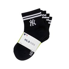 New York Yankees 兒童雙線中筒襪 5雙
