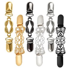 6팩 스웨터 클립 여성용 의류 신치 클립 스웨터 및 셔츠용 빈티지 스타일 드레스 클립 공식 및 캐주얼 의상을 위한 패션 액세서리, 6팩 스웨터 클립, 여성용 의류 신치 클립, 스웨터 및