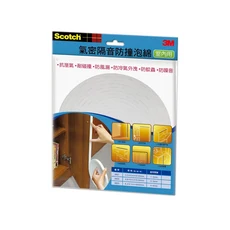 3M MD6601氣密隔音防撞泡棉-室內用3.2x6.4x5150MM, 1件, 1包, 白色