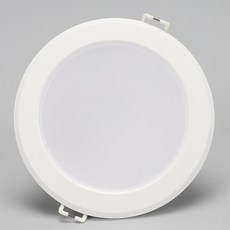 LED 방습 다운라이트 슬림 4인치 10w 타공 100mm ~ 110mm 플리커프리 욕실등 베란다 매입등 간접등, 전구색, 1개