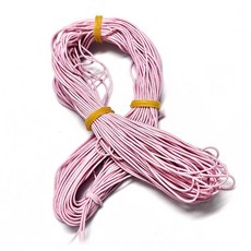 ALL 팔찌고무줄 0.9mm 묵주팔찌줄 24m 한타래, 핑크, 1개