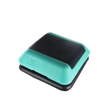 미니스텝박스 40cm 높이조절 바텀 계단운동 페달 스텝, 그린 블랙받침대1개포함