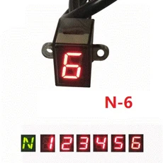 12V 범용 LED 디지털 기어 표시기 오토바이 디스플레이 시프트 위치 센서 방수, 01 Style D