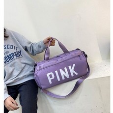 時尚健身包 乾濕分離包 運動瑜伽包 短途行李包 獨立鞋倉, 香芋紫,均碼, 1個