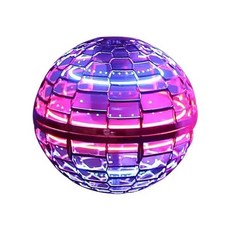 魔術球親子互動迴旋球，感應飛行UFO飛球，兒童解壓玩具禮物，安全懸浮感應飛行, 1個, 德係感應飛行球-粉色