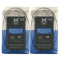 Member's Mark 멤버스마크 브레드 & 피자 플라워 11.34kg, 2개, 무맛
