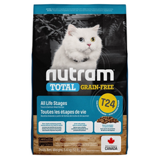 紐頓 Nutram T24 無穀全能貓飼料 鮭魚+鱒魚 1.13kg-5.4kg, 1個, 5.4kg