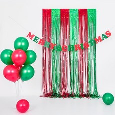 홀로그램 레드그린믹스 파티장식 은박수술커튼 nog9+2uaE