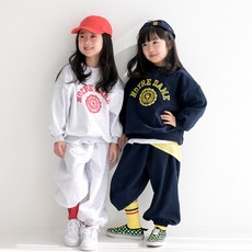 [12시전주문 오늘출발] 메르시보꾸 아동공용 에브리데이셋업 긴소매 맨투맨 긴바지 세트 봄가을 캐주얼