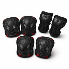 에이티 인라인 보호대 3종세트 KC 무릎 손목 팔꿈치 어린이 성인 자전거 킥보드