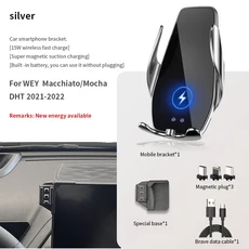WEY 탱크 500 Macchiato 커피 용 자동차 전화 홀더 01 2021-2022 내비게이션 무선 책 액세서리, 01 for Macchiato Mocha