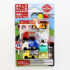 Iwako 日本製造型橡皮擦 交通標誌系列 - 1529設計生活, 1個, 10.消防車隊