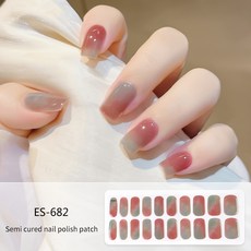 Sevalo 솔라젤 네일스트립 반경화젤네일, 20개, ES-682