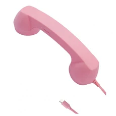 3.5MM 소켓 타입-C 휴대폰 스마트폰 핸드헬드 수신기 유니버설 빈티지 구형 전화기 핸드셋, 12 f TypeC