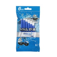 SCHICK 舒適牌 高級防滑輕便刀 6支裝, 1個