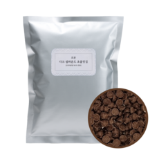 푸드길 르본 다크 컴파운드 초코칩, 1kg, 1개
